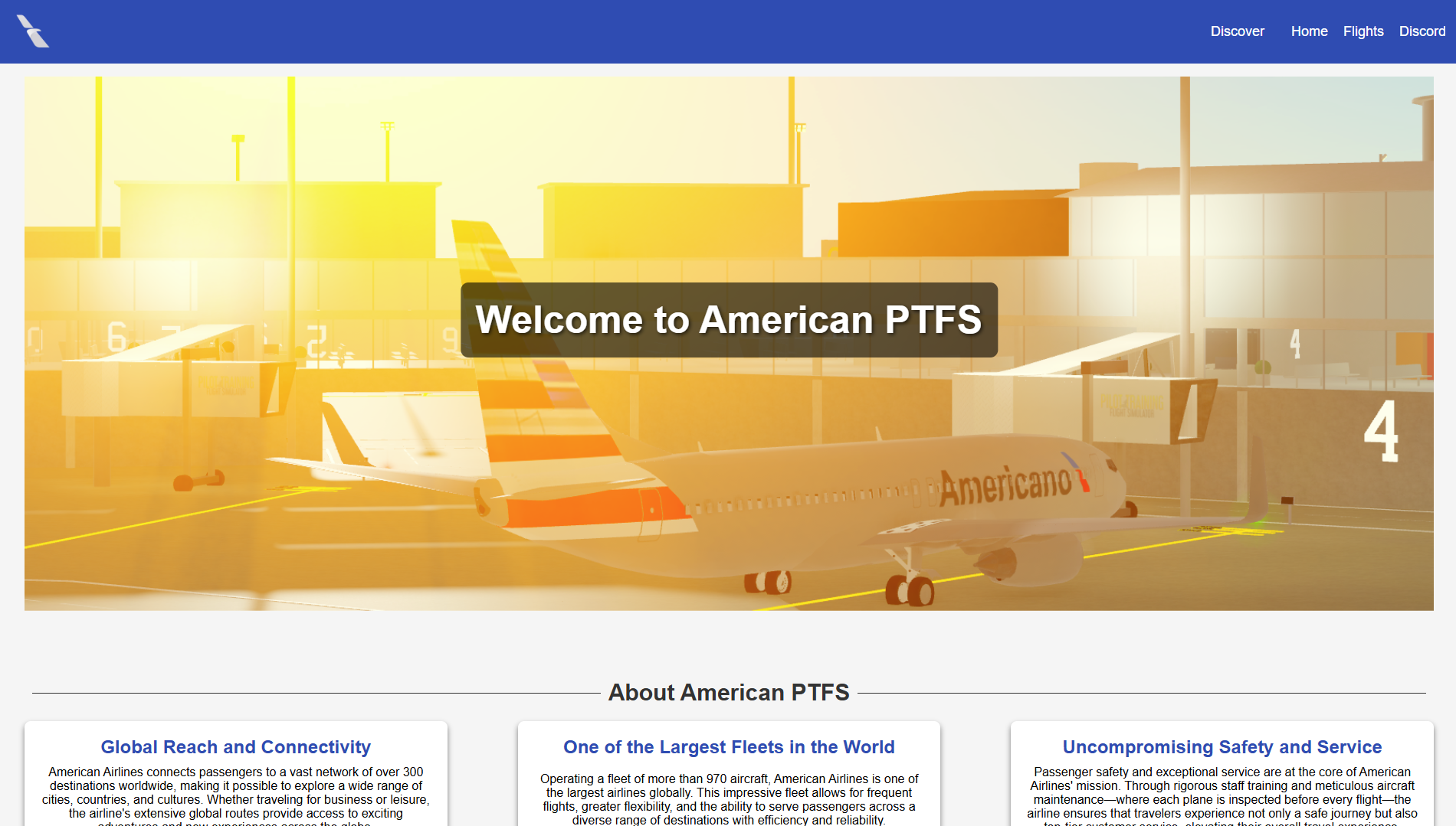 American Airlines PTFS